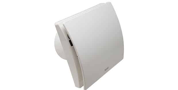 Kair Smart 100mm extractor fan for bathrooms, kitchens and utility rooms.