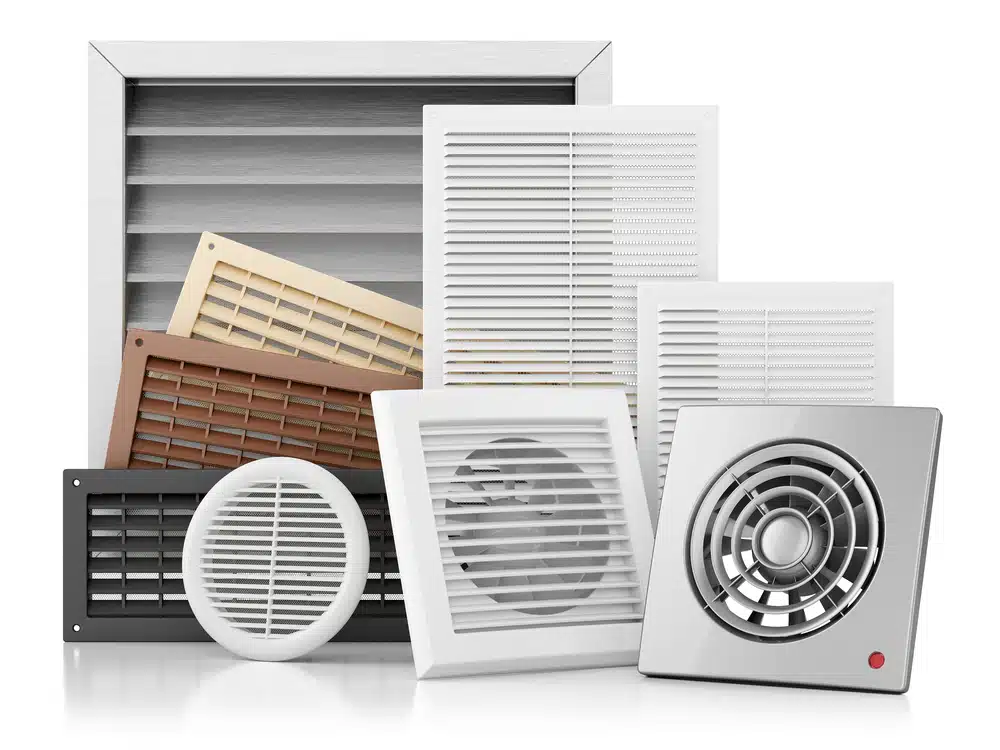 Set,Of,Ventilation,Grilles,Isolated,On,White,Background,3d