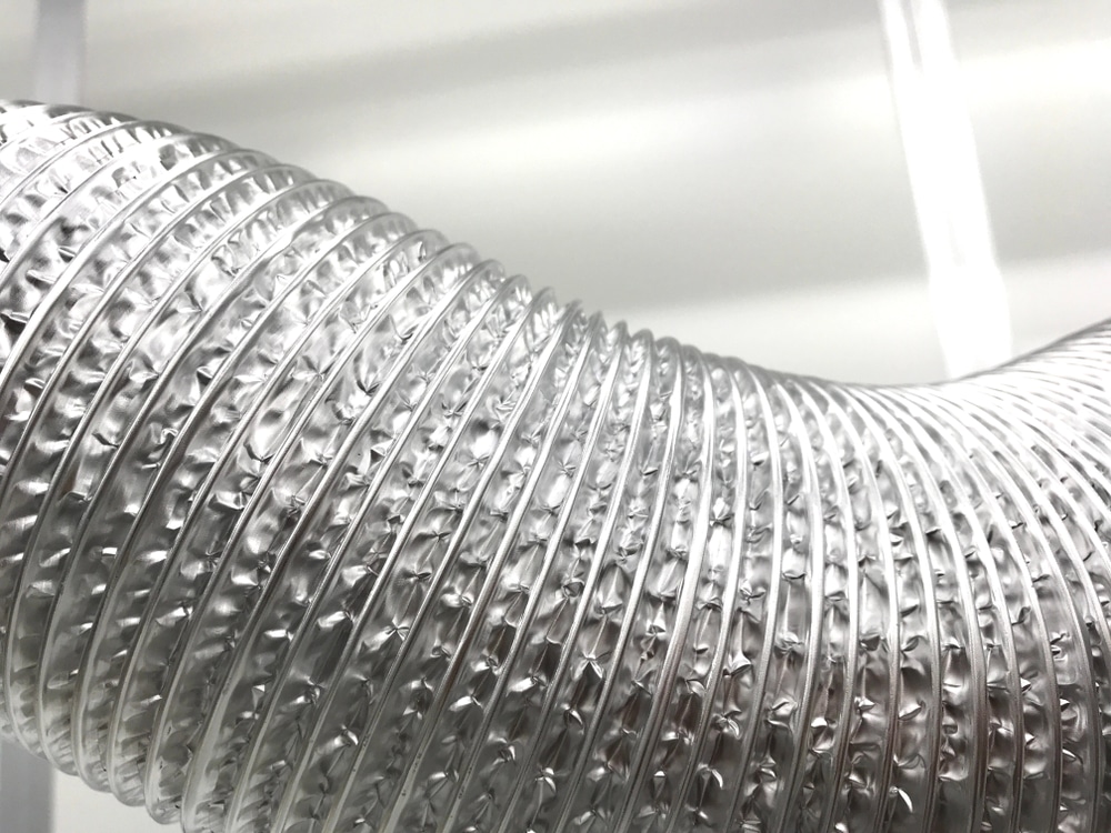 When should flexible ducting be replaced?