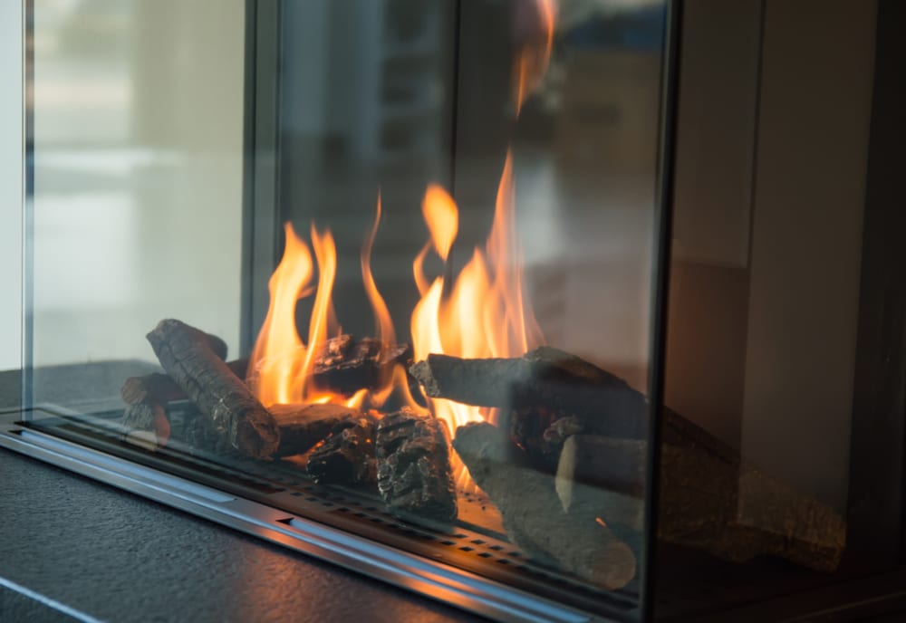 Can a gas fire be used with MVHR?