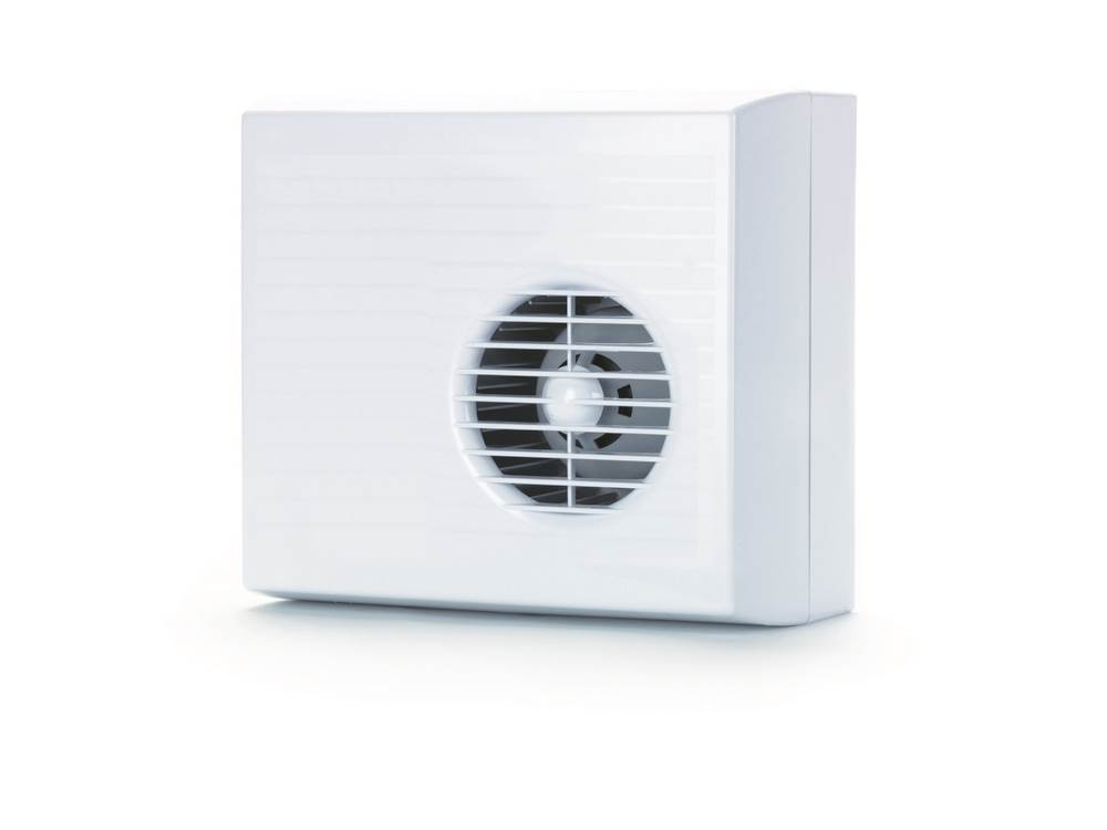 Domus Curzon Centrifugal 100mm Fan White