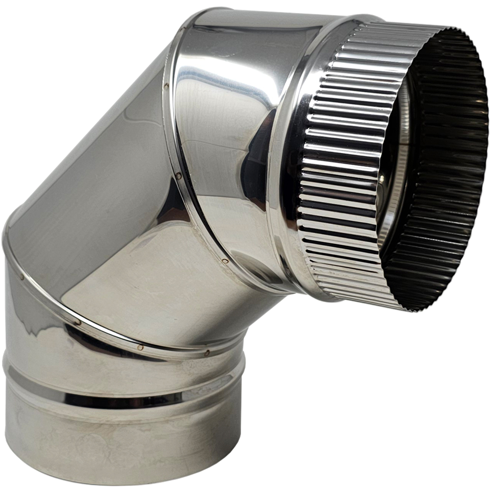 304 Dia Sw Elbow 90 Degree Stainless Steel Flue Pipe