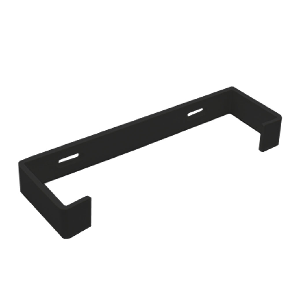 Kair Rectangular Ducting Retaining Clip 204mm x 60mm Support Bracket Black