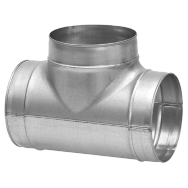 710X710mm Metal Galvanised Ducting T Piece