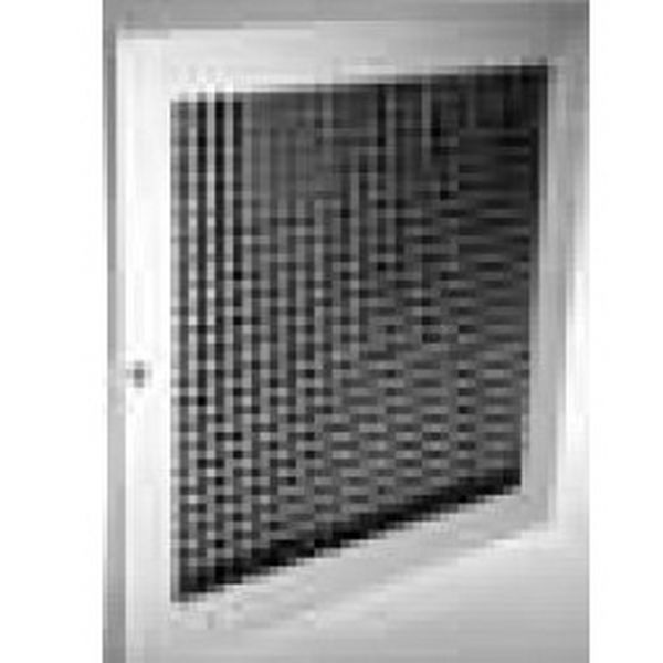 Egg Crate Grille, Satin Anodised - 350-350mm