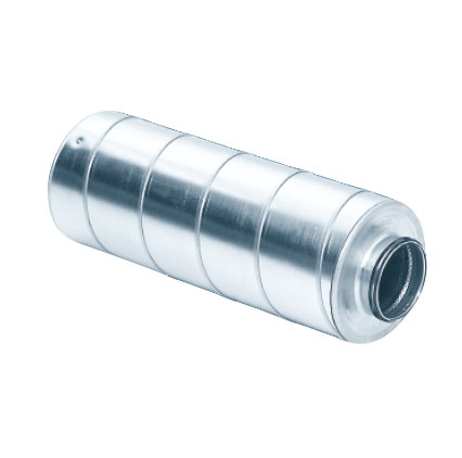 500DIA 900 Length 50mm Ins Silencer Straight Ducting