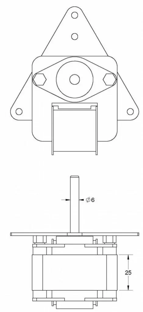 Domus Mayfair SPR102 2000 Range Fan Motor