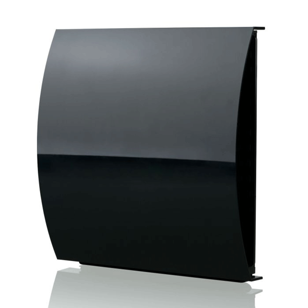 Blauberg External Wind Baffle External Draft Excluding Vent Black - 100mm 4 Inch Dia