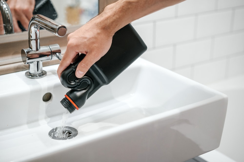 How to unblock a bathroom sink