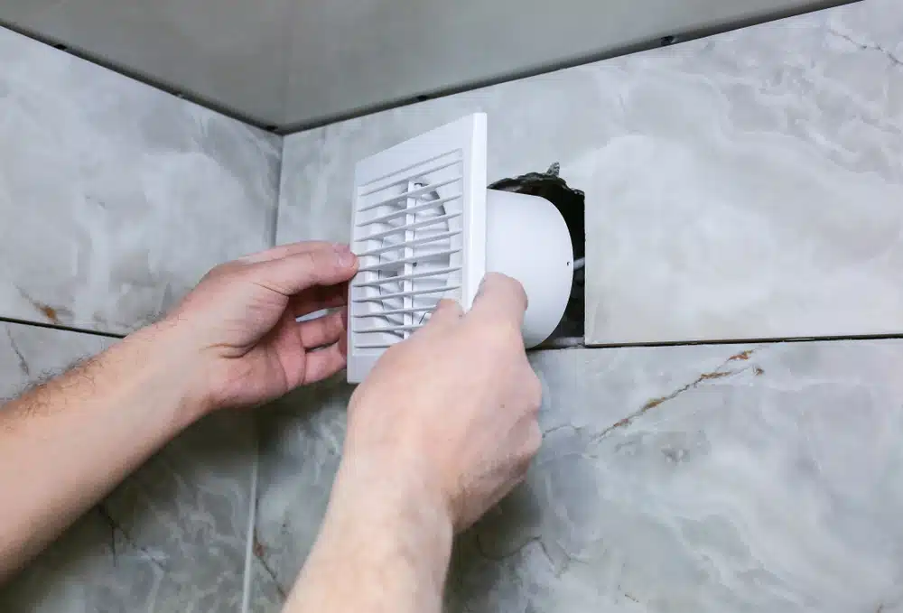 How to vent a bathroom fan with no outside access